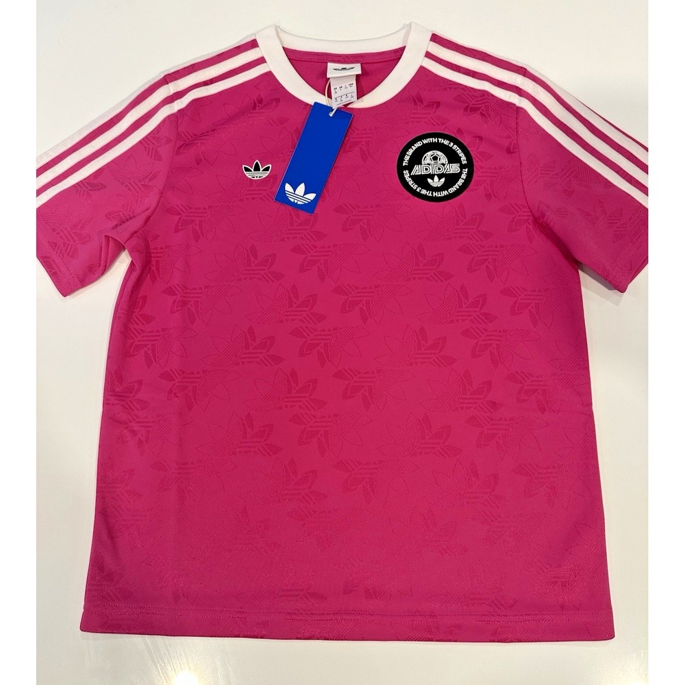 Adidas Originals Kids Classic Sport Jersey Semi Lucid Fuchsia JV7680 Medium